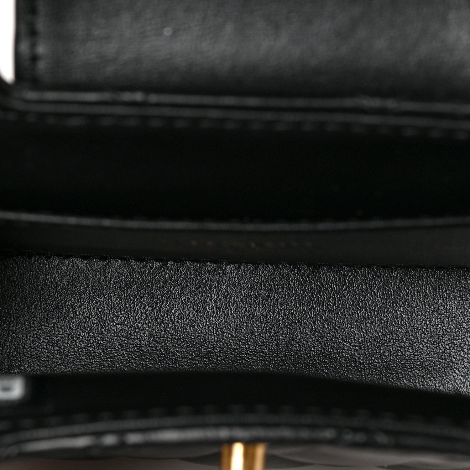 Chanel Shiny Aged Calfskin Quilted Mini Nano Kelly Shopper Black 4 of 8