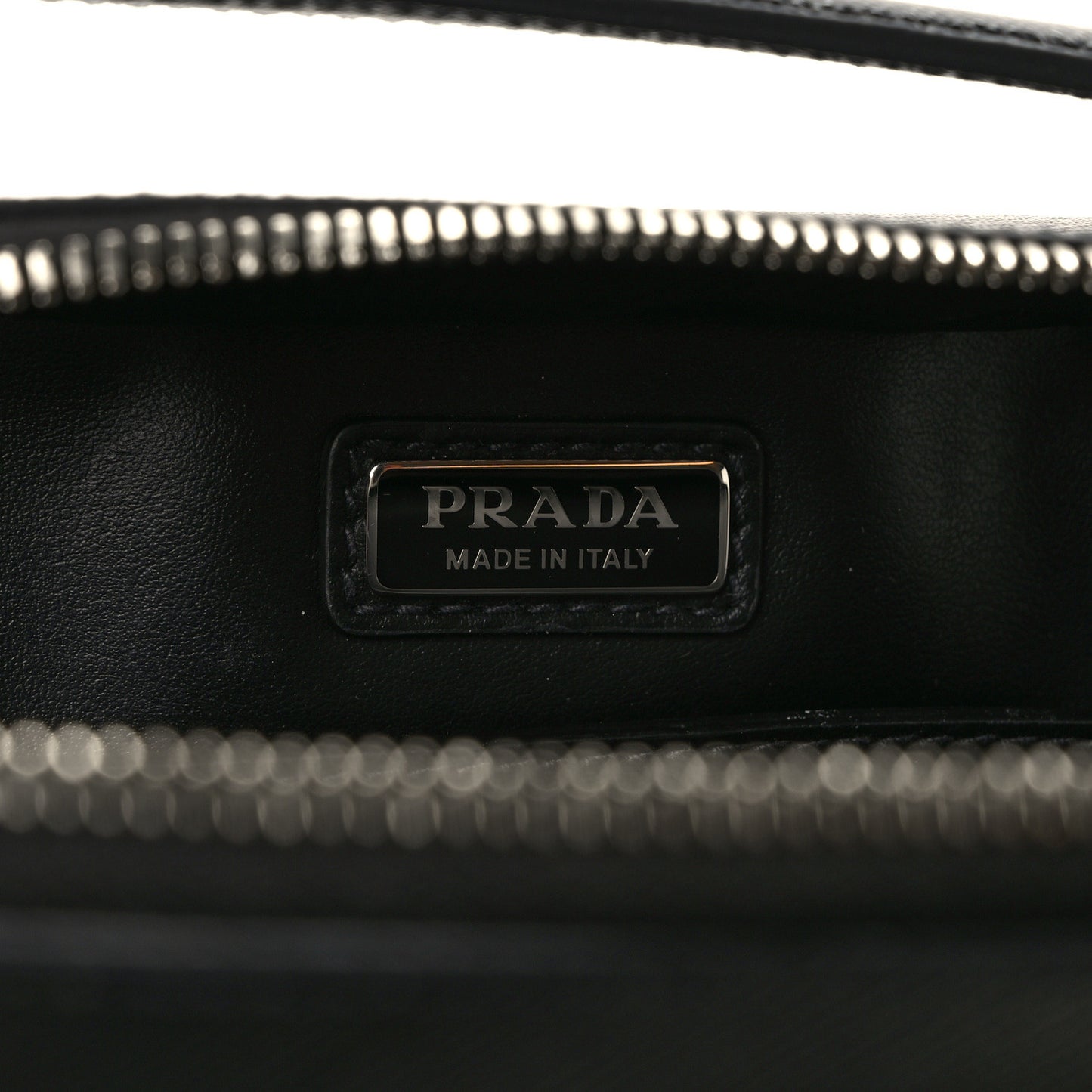 Saffiano Travel Medium Brique Crossbody Bag Black