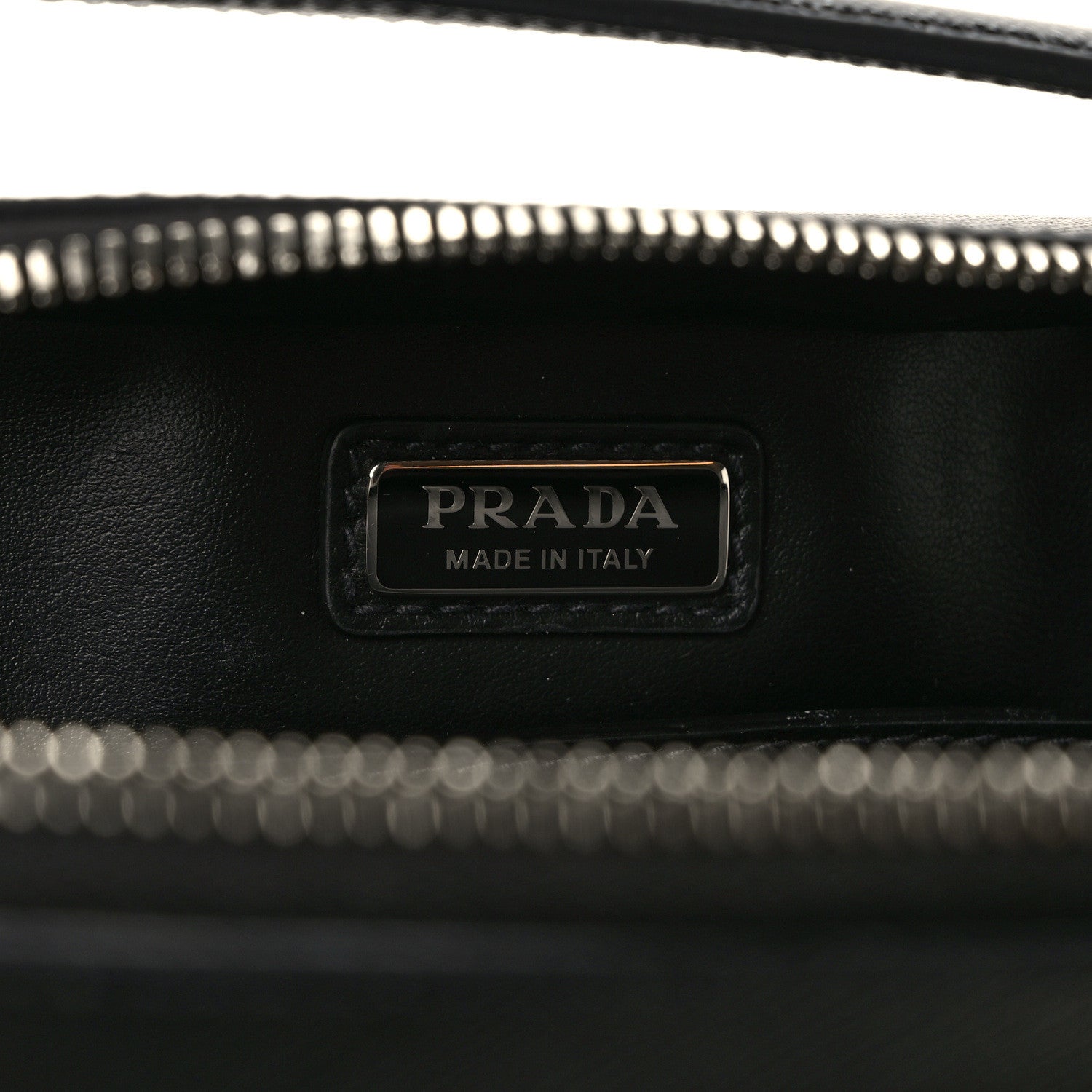 Prada Saffiano Travel Medium Brique Crossbody Bag Black 6 of 11