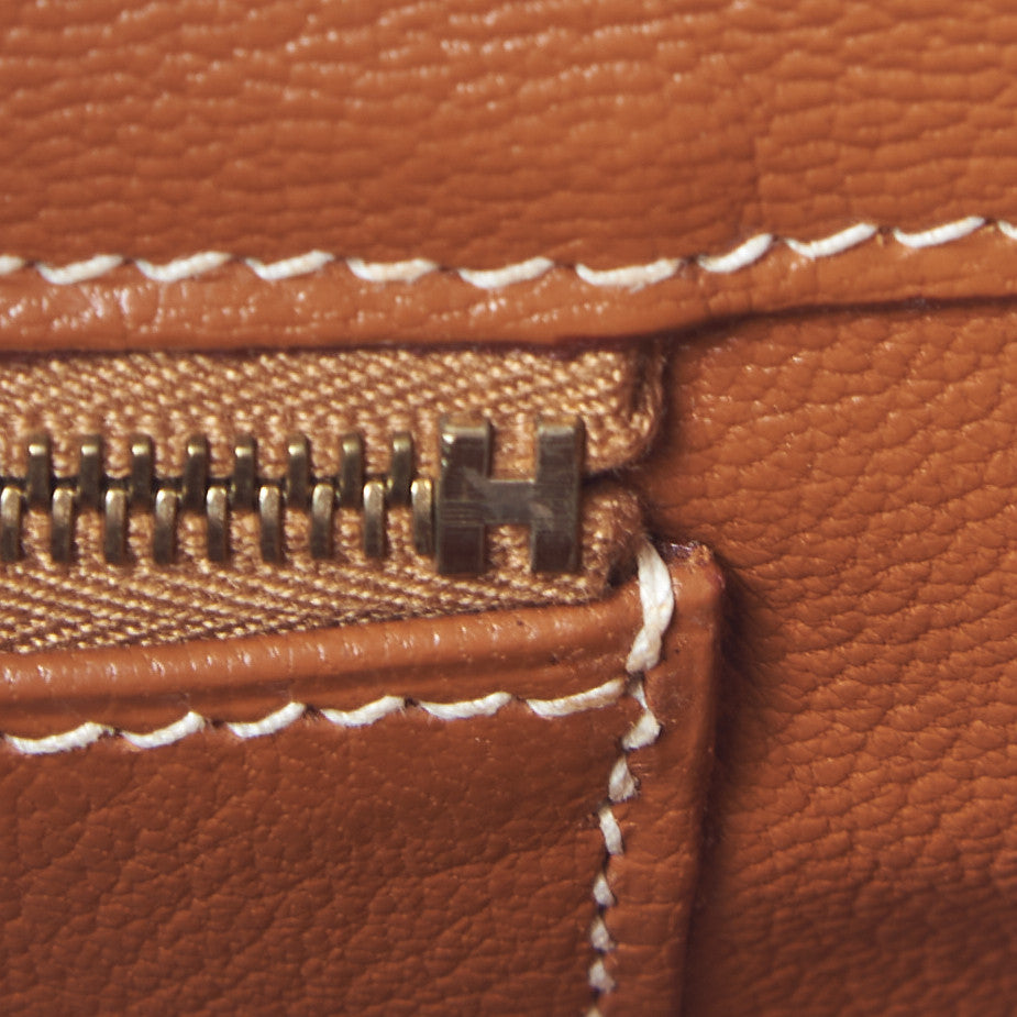 Hermes Courchevel Birkin 35 Gold 17 of 31