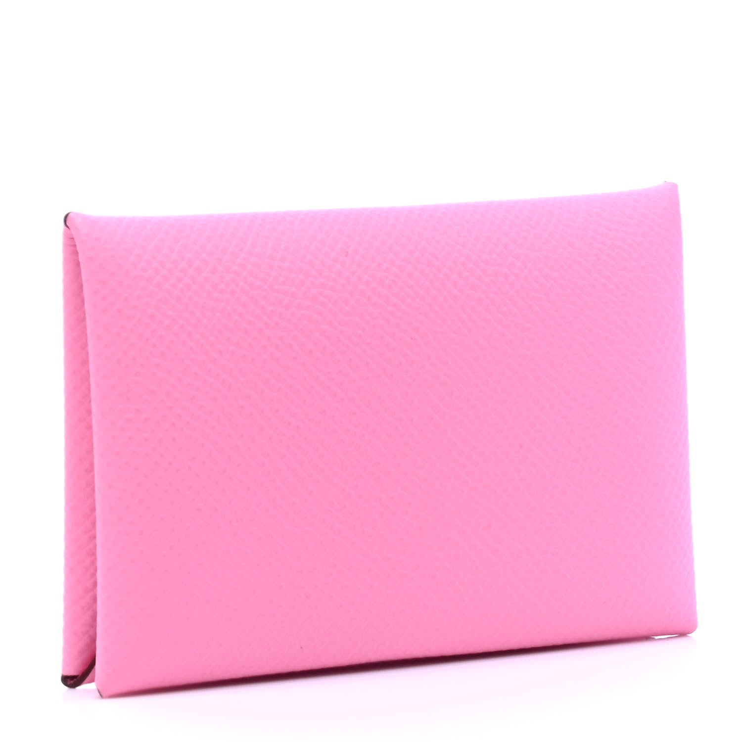 Hermes Epsom Calvi Card Case 5P Pink 2 of 4