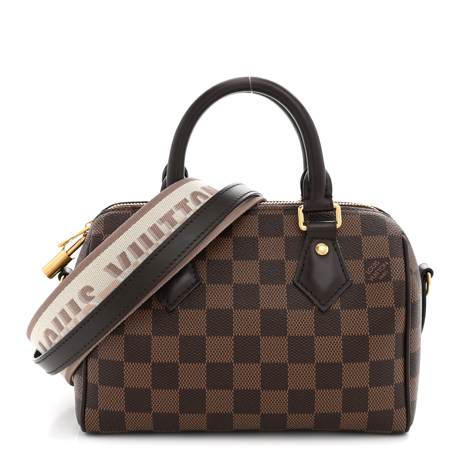 Louis Vuitton Damier Ebene Speedy Bandouliere 20 1 of 10
