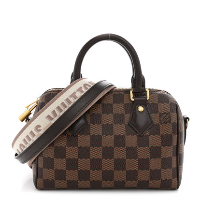 Louis Vuitton Damier Ebene Speedy Bandouliere 20 1 of 10
