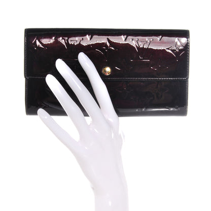 Louis Vuitton Vernis Sarah Wallet Amarante 2 of 8