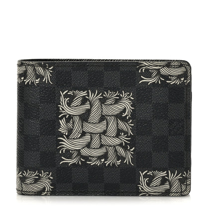 Louis Vuitton Damier Graphite Rope Slender Wallet White 1 of 6