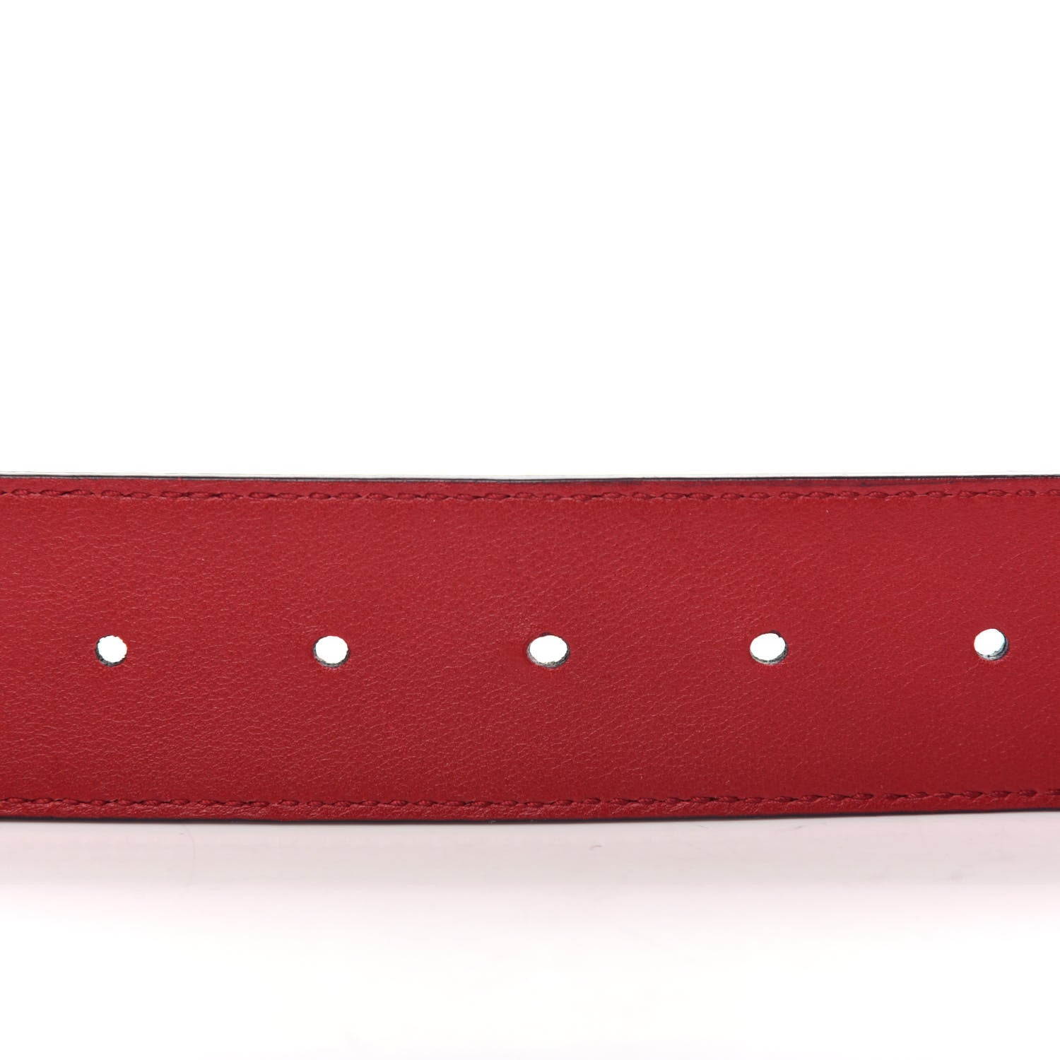 Gucci Calfskin Double G 40mm Belt 85 34 Red 4 of 6