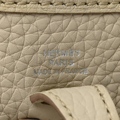Hermes Taurillon Clemence Zigzag Evelyne TPM Beton Black White Deep Bleu 5 of 11