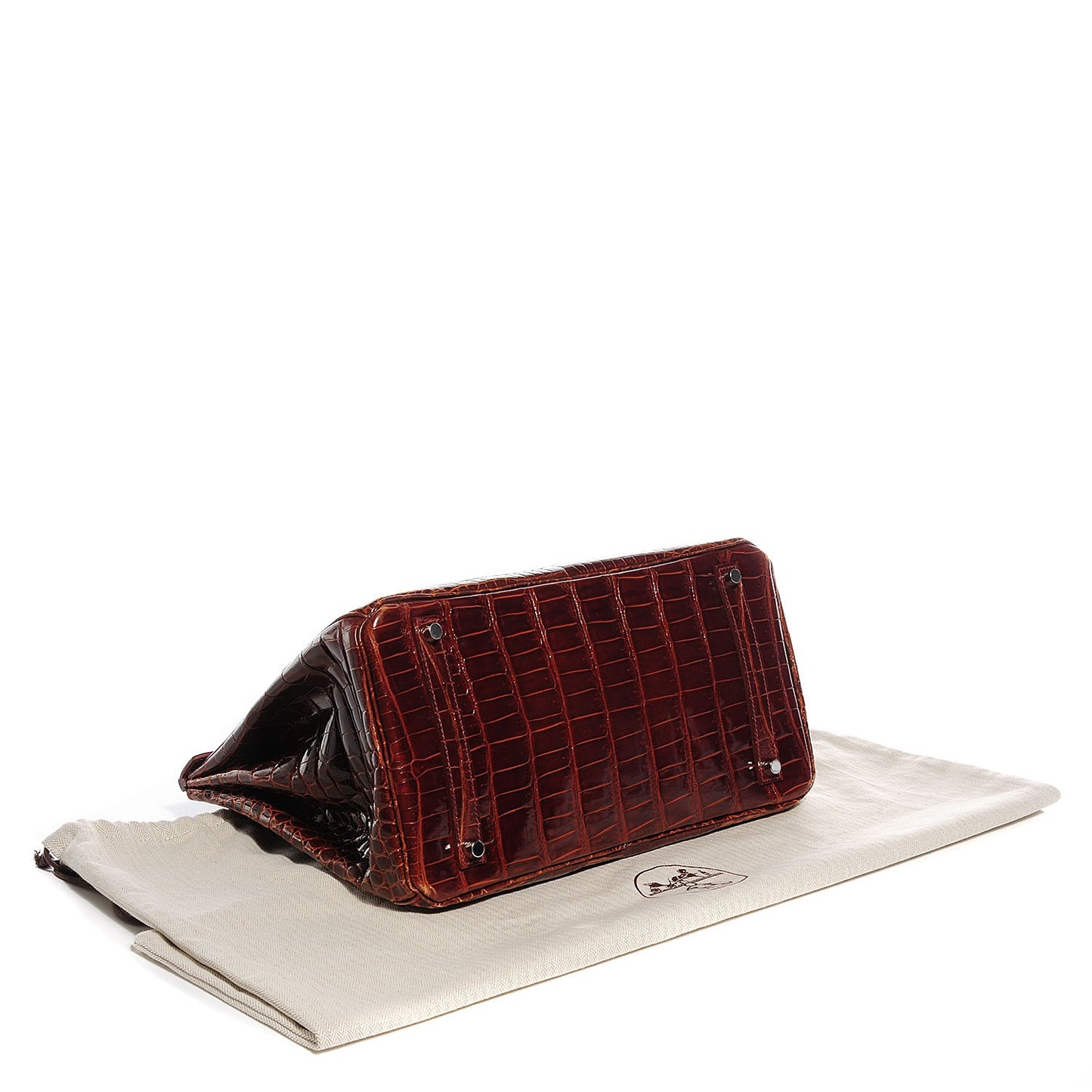 Shiny Porosus Crocodile Birkin 35 Miel