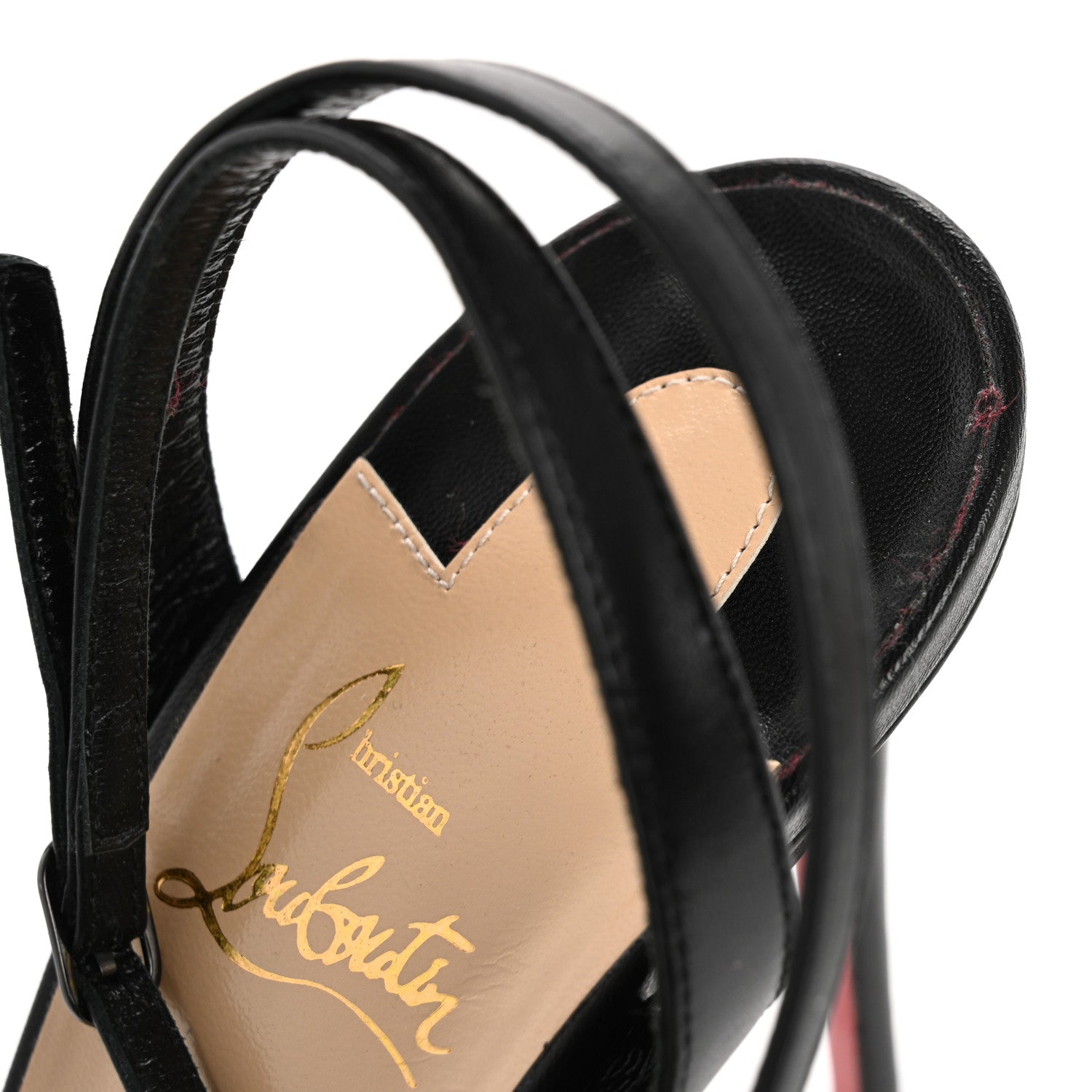 Christian Louboutin Kid Crystal Jewel Queen Sandals 40 Black 9 of 11