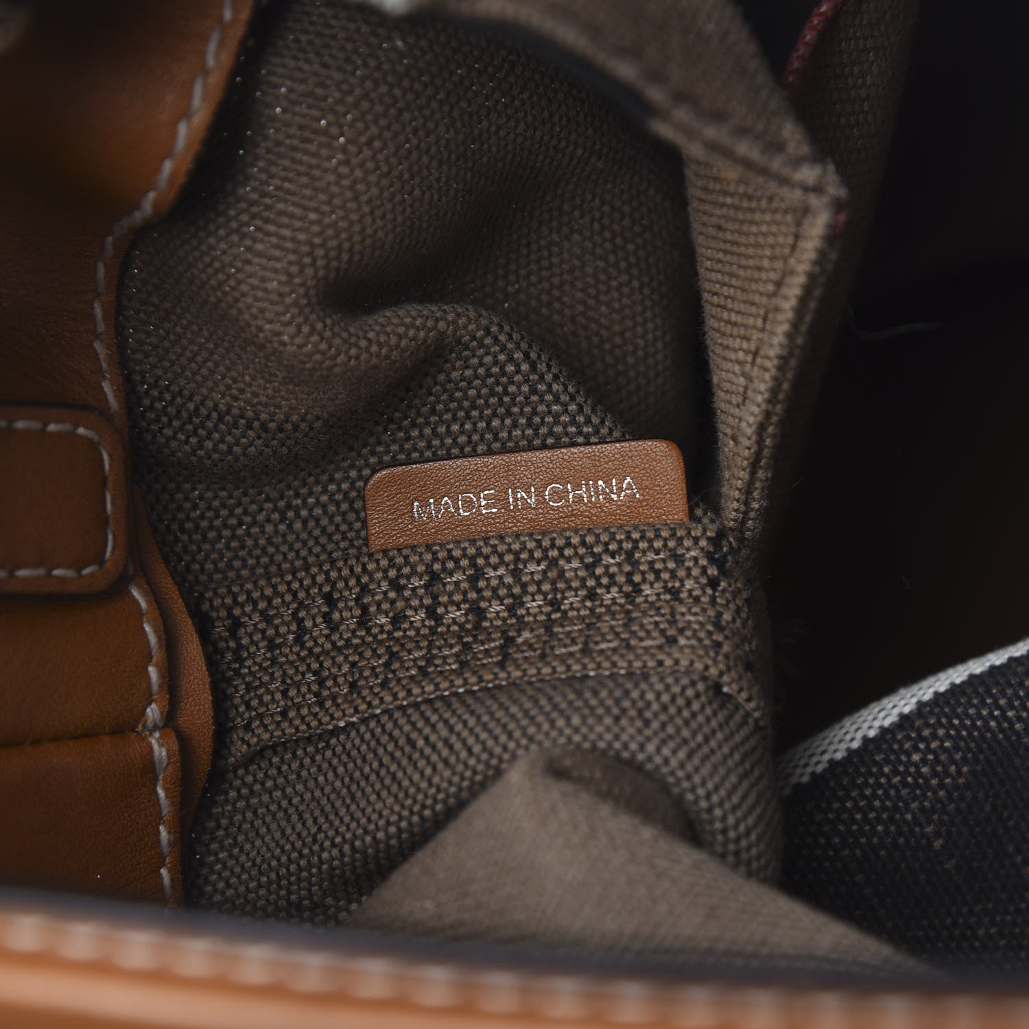 Burberry Canvas Mega Check Medium Ashby Hobo Saddle Brown 6 of 10