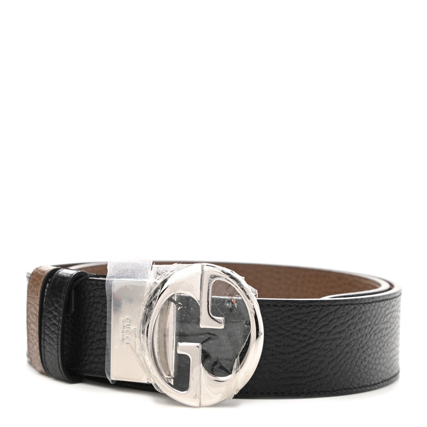 Gucci Calfskin 1973 Reversible Belt 85 34 Black Brown 1 of 6