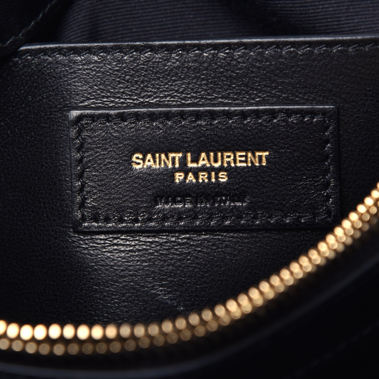 Saint Laurent Calfskin Y Quilted Monogram Small Loulou Chain Satchel Black 6 of 8