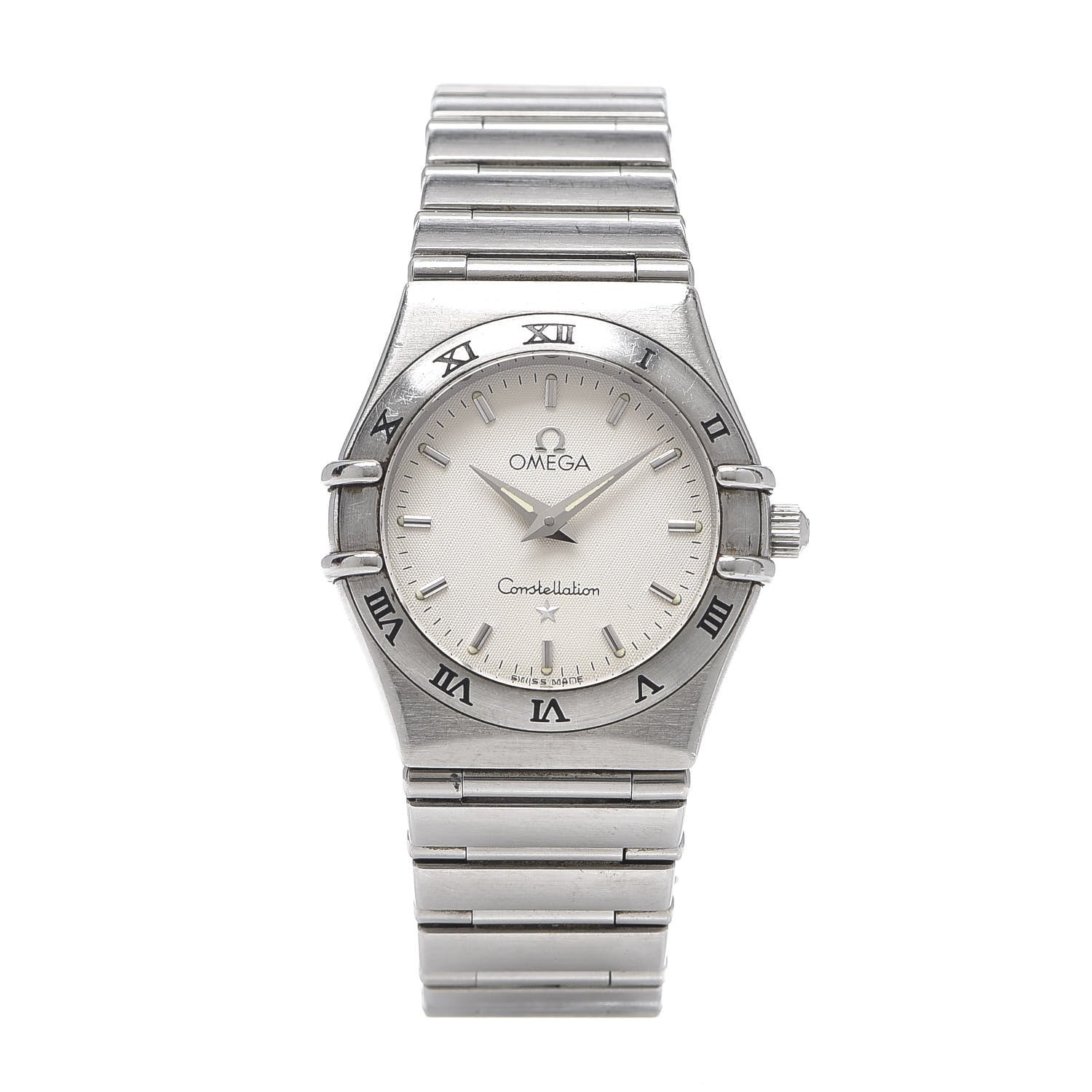 Omega Stainless Steel 25mm Constellation Quartz Watch White 1572.30 1 of 6