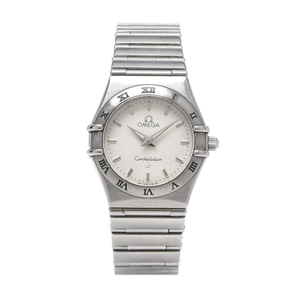 Omega Stainless Steel 25mm Constellation Quartz Watch White 1572.30 1 of 6
