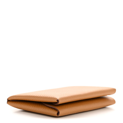 Hermes Epsom Calvi Duo Card Case Biscuit 4 of 8