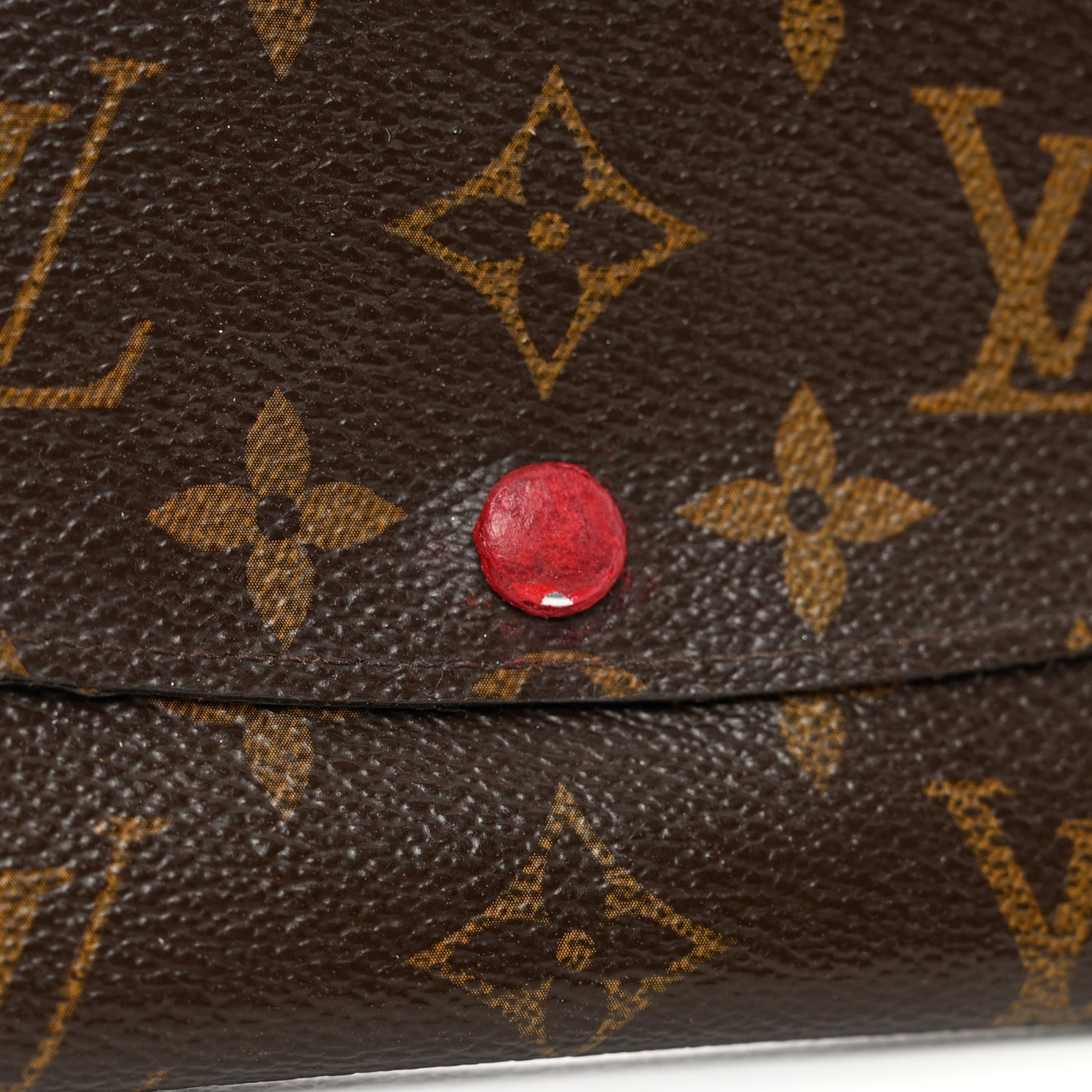 Monogram Emilie Wallet Rouge