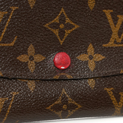 Louis Vuitton Monogram Emilie Wallet Rouge 11 of 11