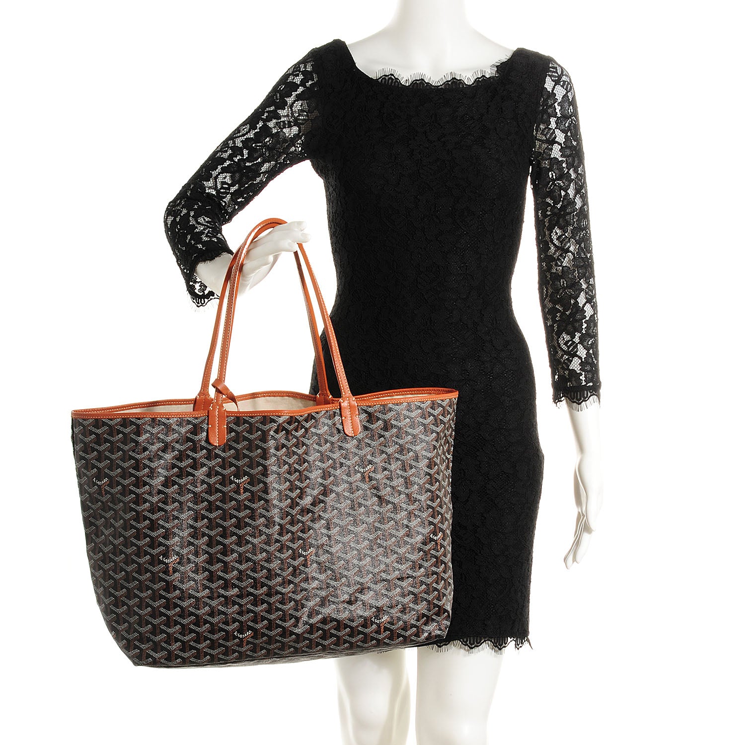 Goyard Goyardine Saint Louis GM Black Gold 2 of 10