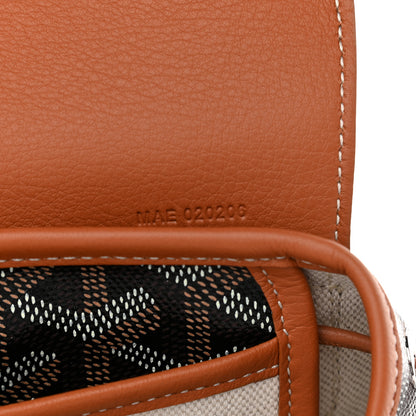 Goyard Goyardine Calfskin Mini Alpin Backpack Black Gold 7 of 9