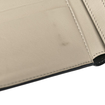 Celine Grained Calfskin Medium Multifunction Strap Wallet Black Chalk 8 of 10