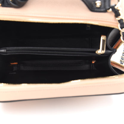 Chanel Caviar Quilted Medium CC Filigree Vanity Case Beige Black 5 of 9