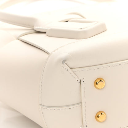 Bottega Veneta French Calfskin Maxi Intrecciato Small Arco Bianco 12 of 15