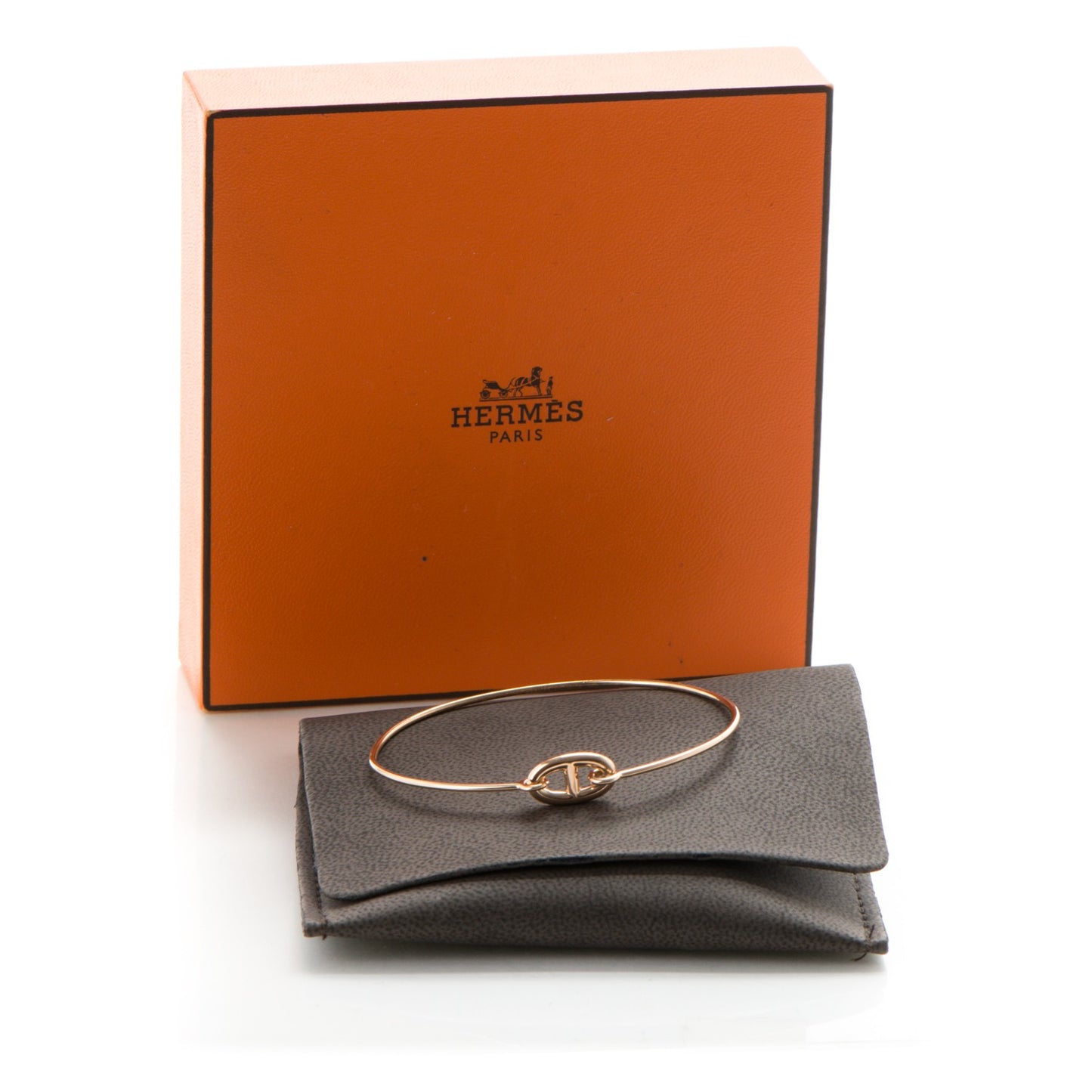 18K Rose Gold PM Ronde Chaine d'Ancre Bracelet SH