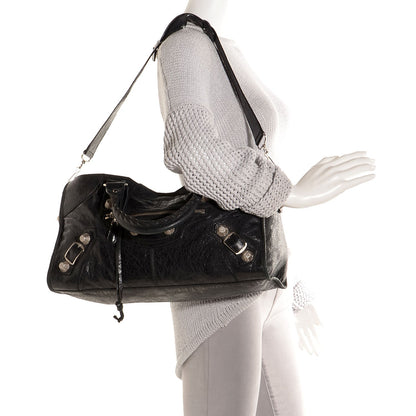 Balenciaga Agneau Giant 21 Silver Hardware Part Time Black 2 of 16