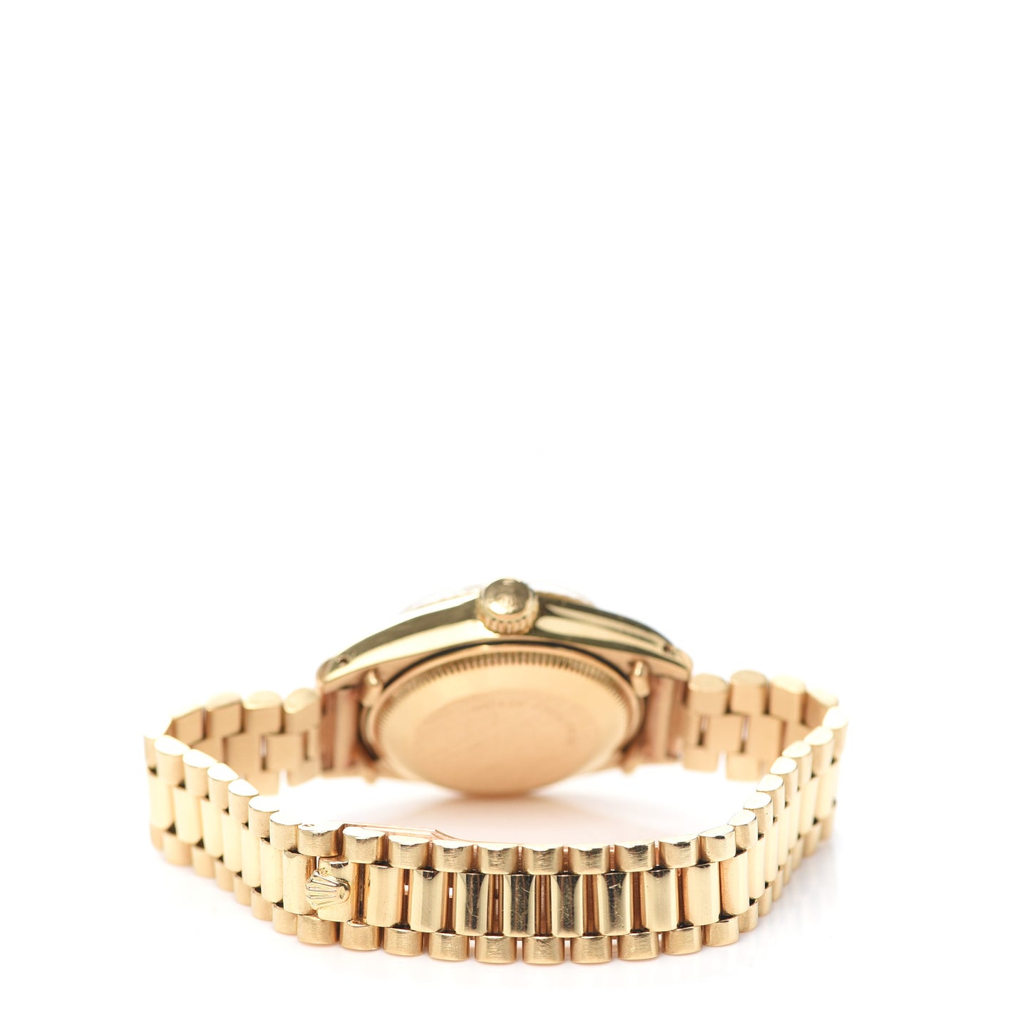 18K Yellow Gold 26mm Oyster Perpetual Datejust President Watch Champagne 69178