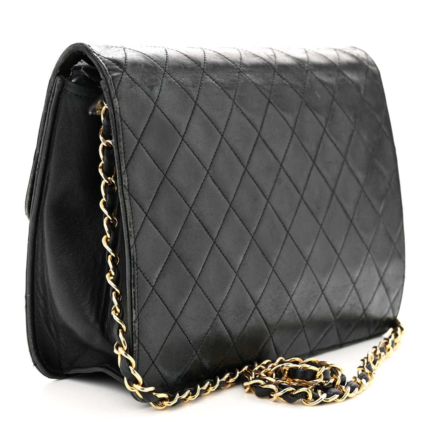 Chanel Lambskin Quilted Jumbo Single Flap Black 3 of 18