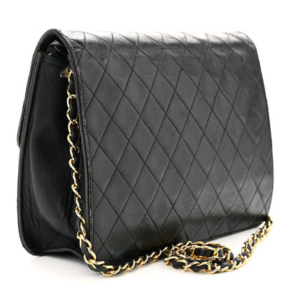 Chanel Lambskin Quilted Jumbo Single Flap Black 3 of 18