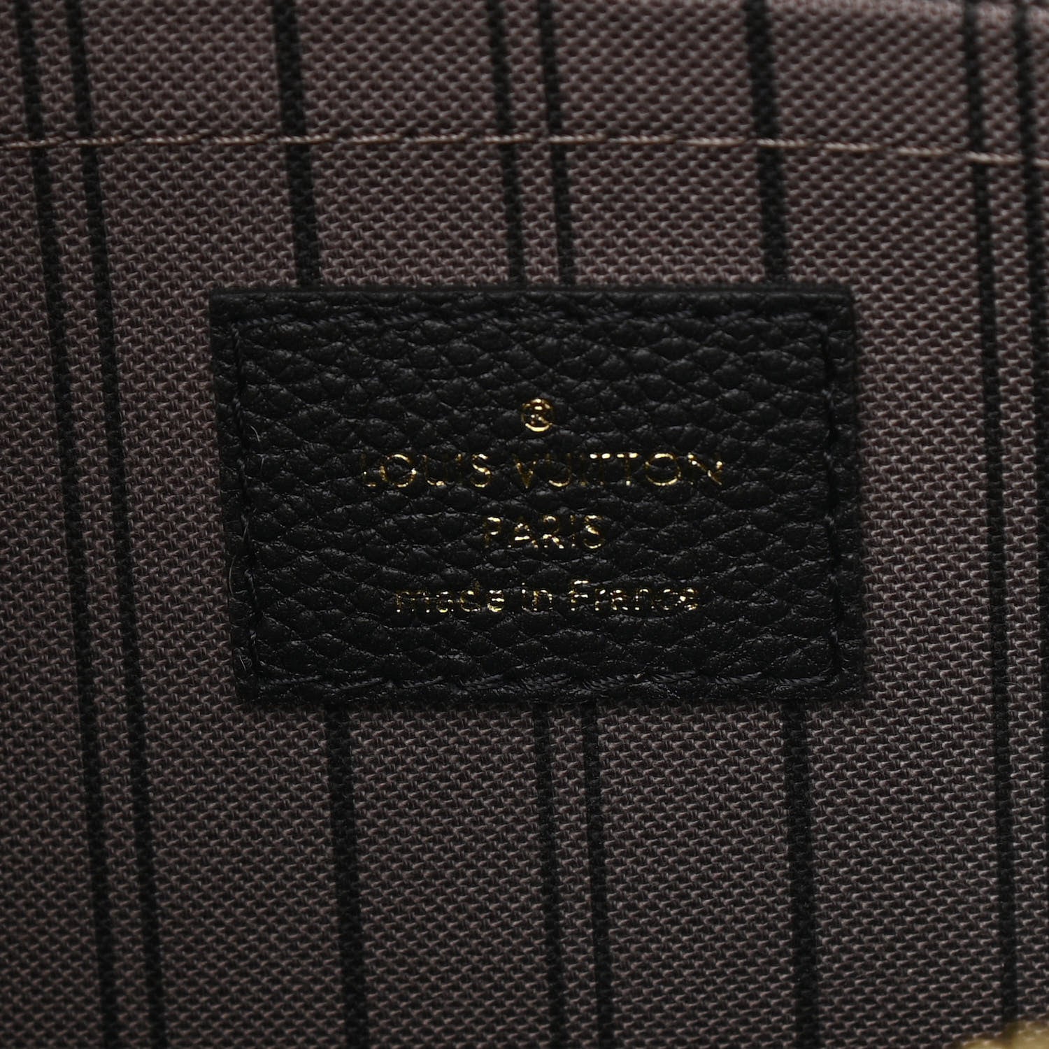 Louis Vuitton Empreinte Montaigne MM Black 6 of 9