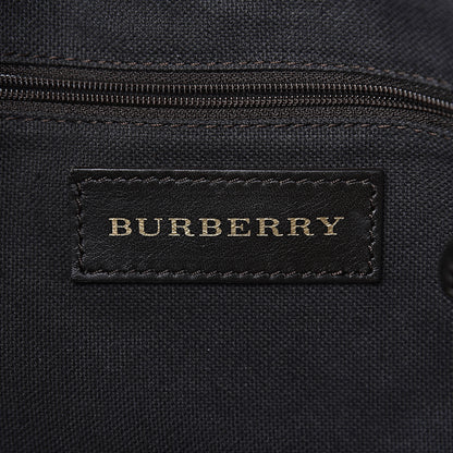 Burberry Haymarket Check Degrade Medium Liberton Portrait Tote Chocolate 7 of 14