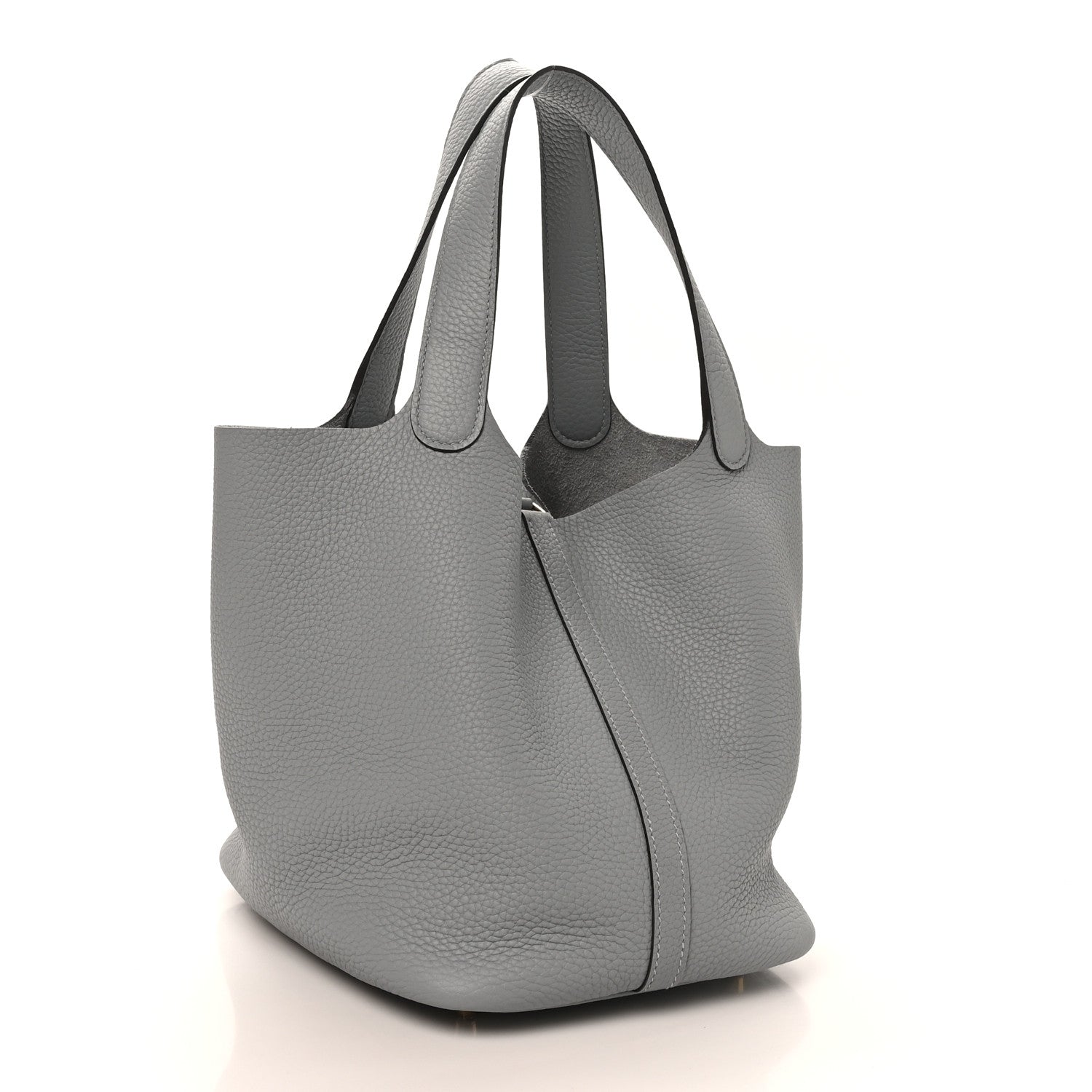 Hermes Taurillon Clemence Picotin Lock 22 MM Gris Pantin 3 of 12