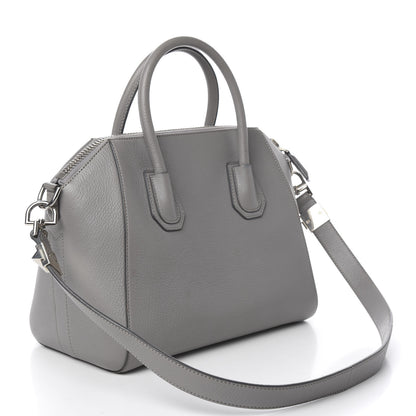 Givenchy Sugar Goatskin Small Antigona Pearl Grey 2 of 14