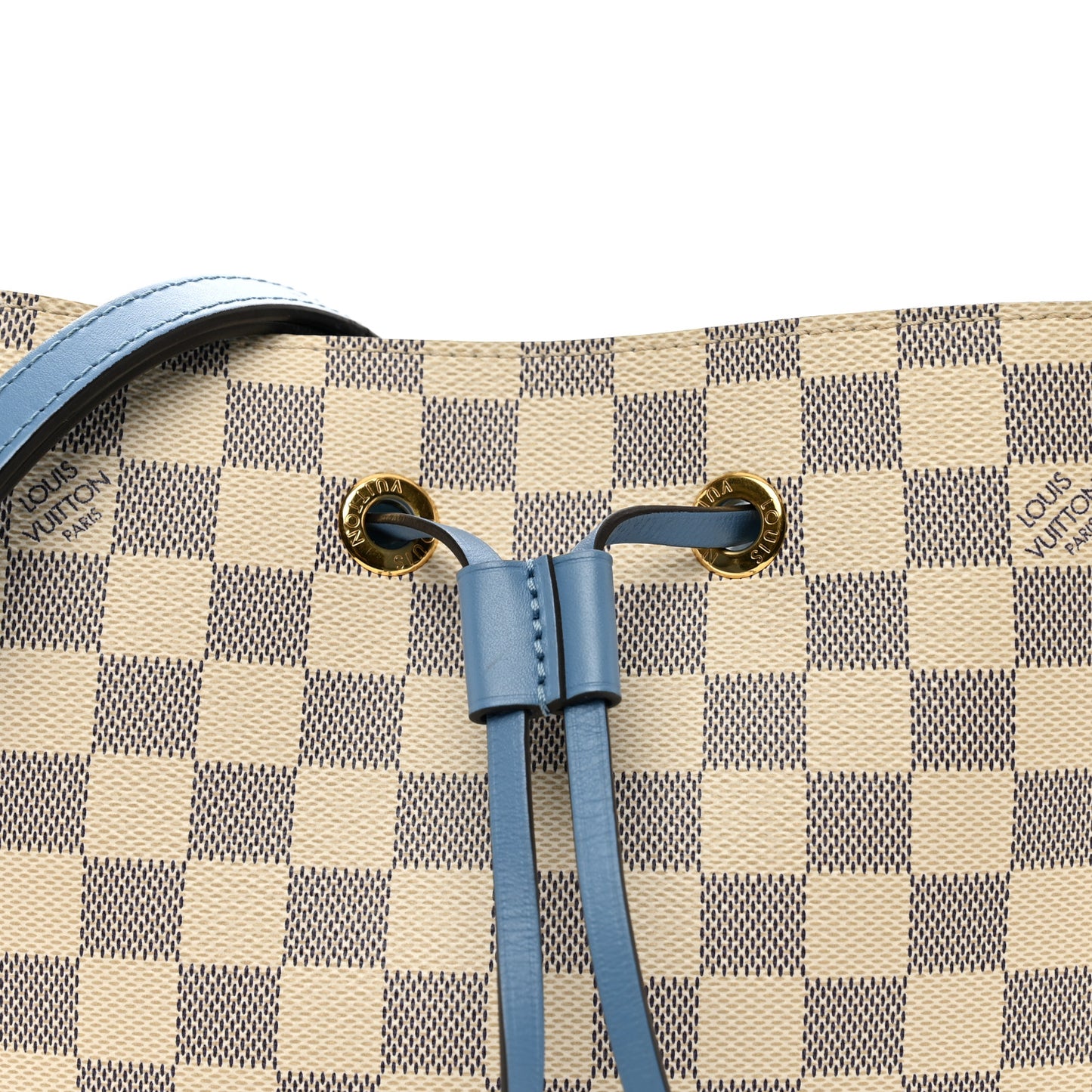 Damier Azur Neonoe MM Bleuet