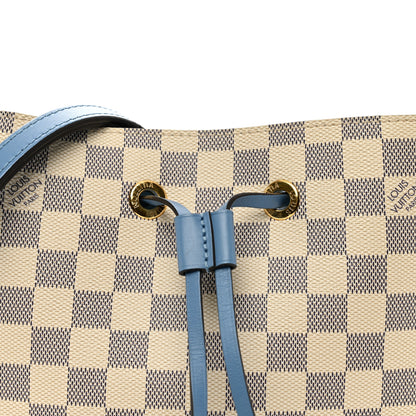 Louis Vuitton Damier Azur Neonoe MM Bleuet 5 of 10