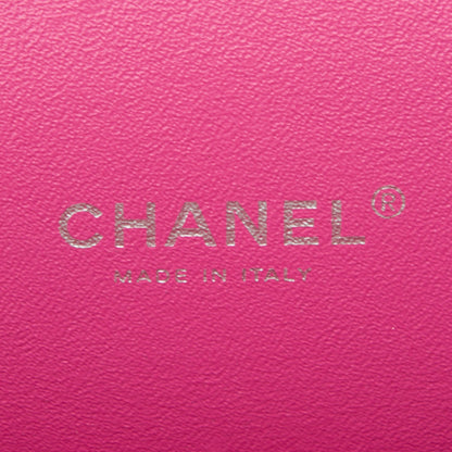 Chanel Iridescent Caviar Quilted Maxi Double Flap Pink 7 of 8