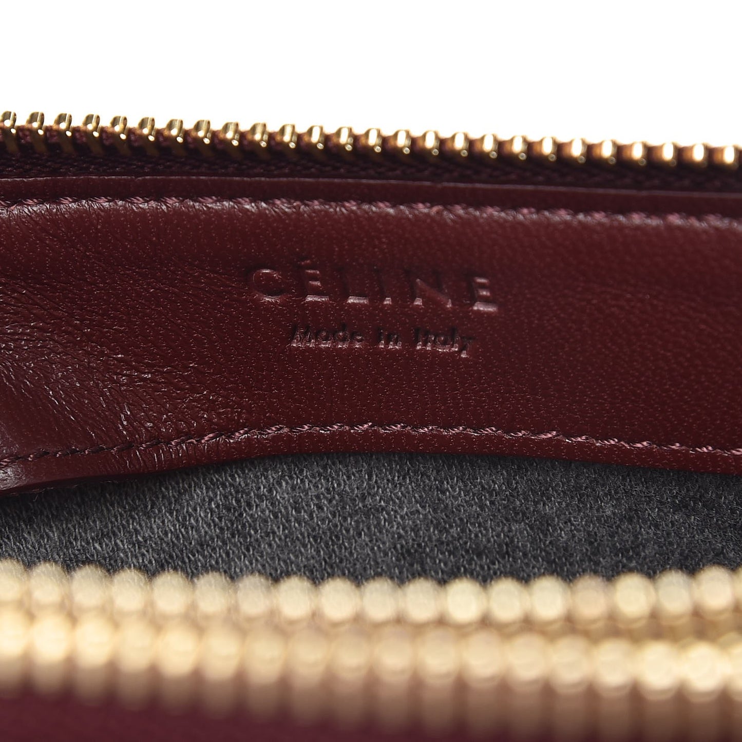 Smooth Lambskin Small Trio Crossbody Bag Burgundy