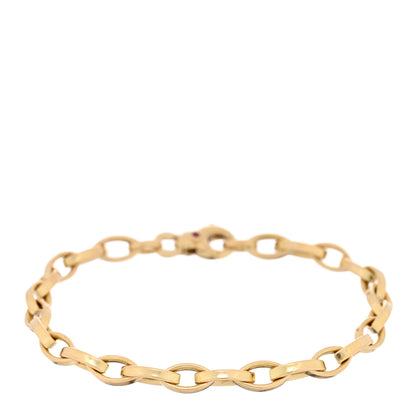 Roberto Coin 18K Yellow Gold Oval Link Chain Bracelet 1 of 3