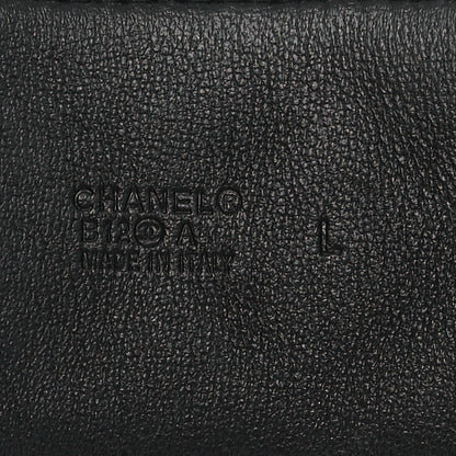 Chanel Lambskin Quilted CC Turnlock Cuff L Black 4 of 4
