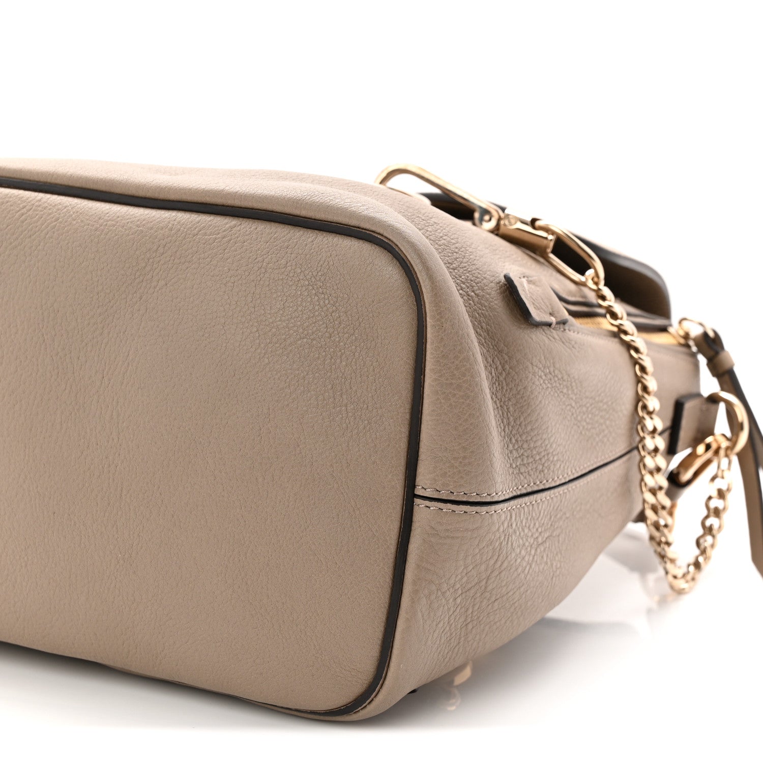 Chloe Suede Calfskin Small Faye Backpack Motty Grey 10 of 13