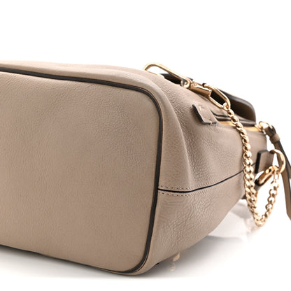 Chloe Suede Calfskin Small Faye Backpack Motty Grey 10 of 13