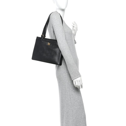 Chanel Caviar Shoulder Bag Black 2 of 11