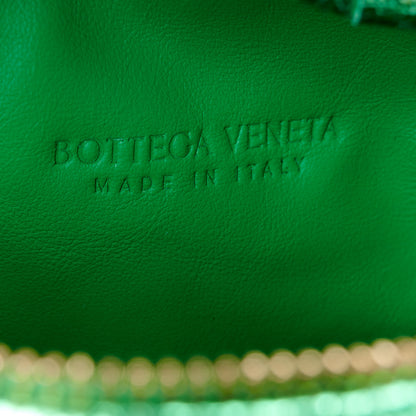 Bottega Veneta Metallic Nappa Intrecciato Mini Jodie Parakeet 6 of 11