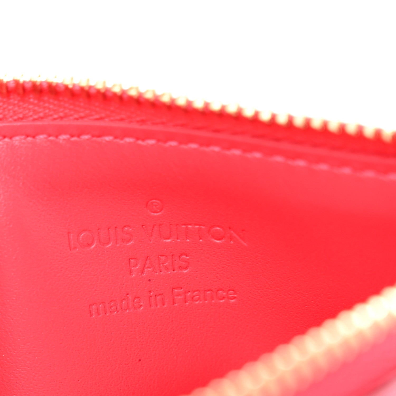 Louis Vuitton Vernis Key Pouch NM Cherry 6 of 8