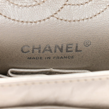Chanel Metallic Calfskin Quilted 2.55 Reissue 224 Flap Silver 6 of 9