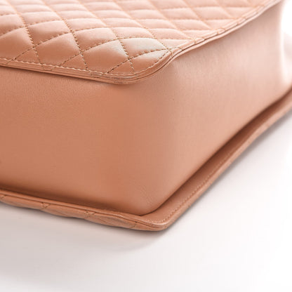 Chanel Calfskin Quilted Large Boy Tote Camel 13 of 14