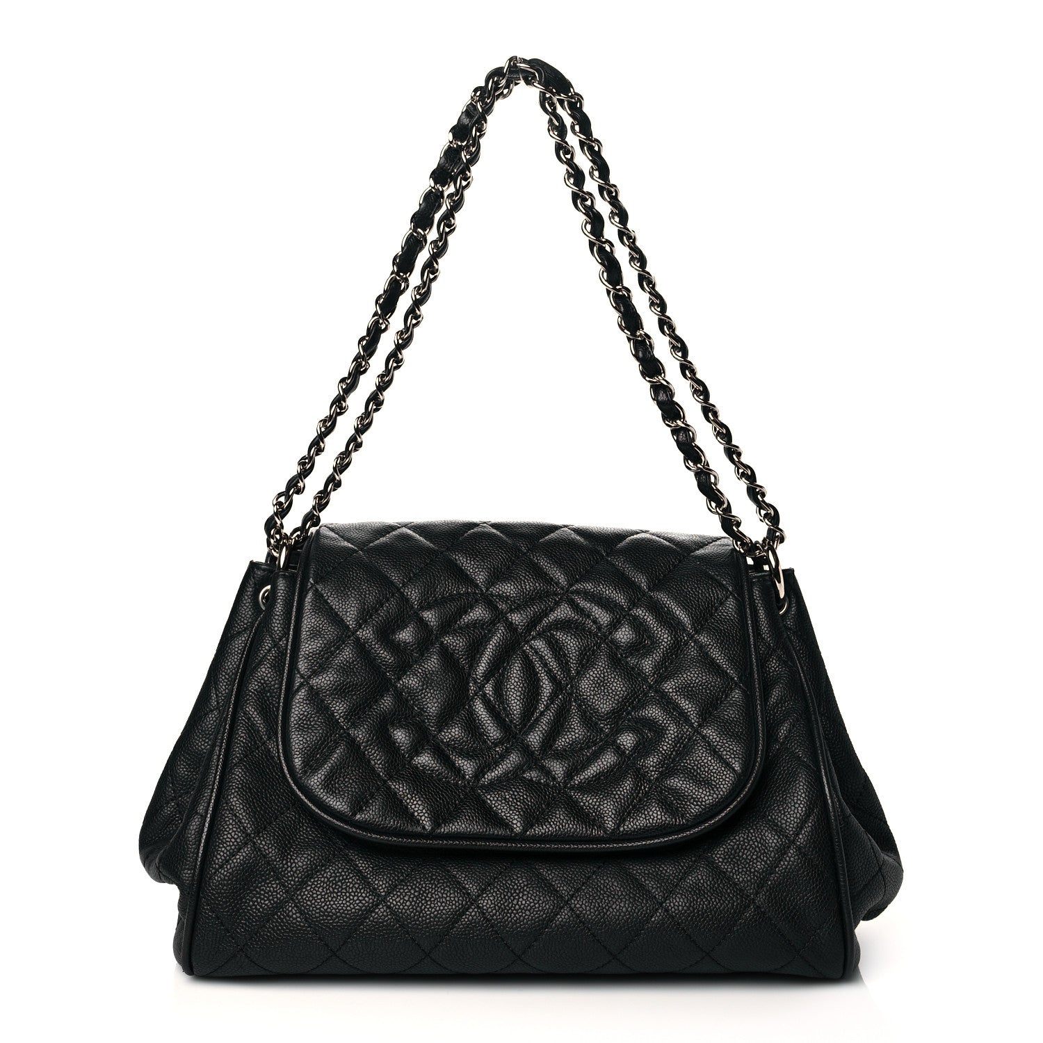 Chanel Caviar Quilted Timeless Accordion Flap Black 1 of 10