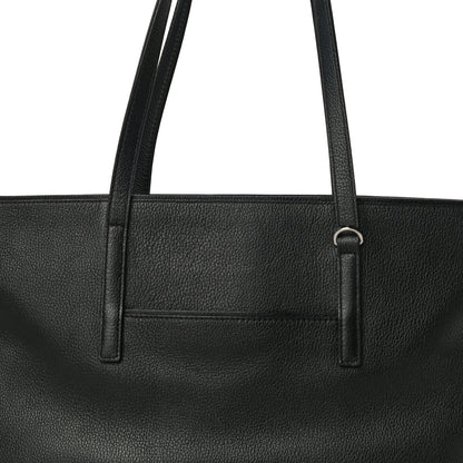 MCM Calfskin Visetos Anya Shopper Tote Black 7 of 16
